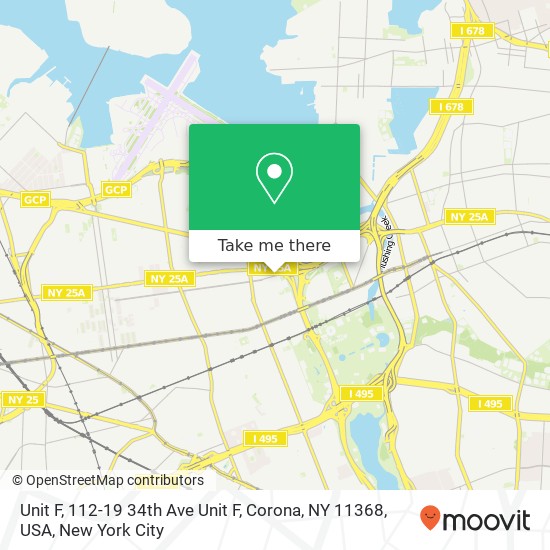 Unit F, 112-19 34th Ave Unit F, Corona, NY 11368, USA map
