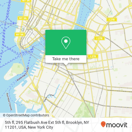 5th fl, 295 Flatbush Ave Ext 5th fl, Brooklyn, NY 11201, USA map