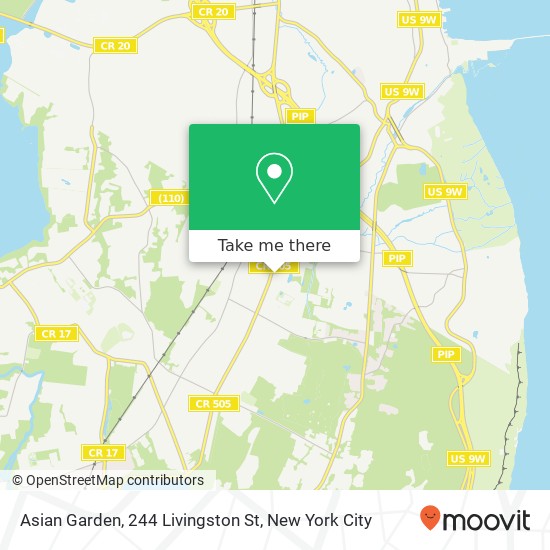 Mapa de Asian Garden, 244 Livingston St