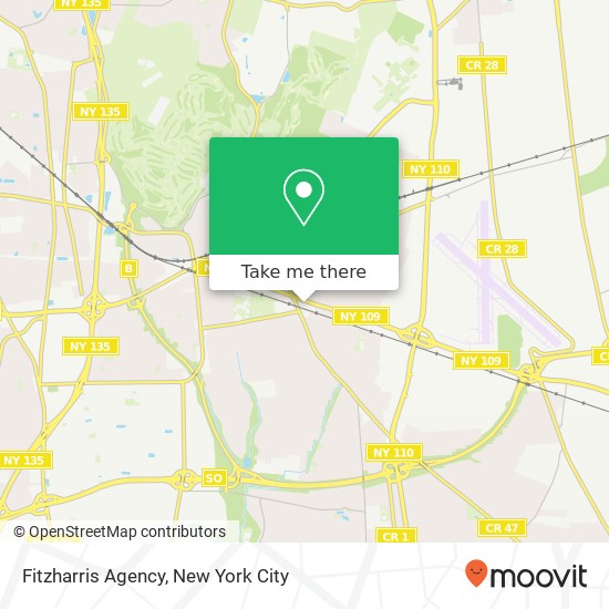 Mapa de Fitzharris Agency