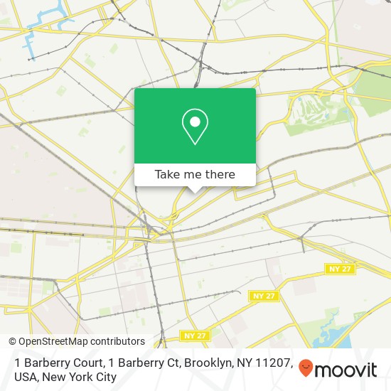 1 Barberry Court, 1 Barberry Ct, Brooklyn, NY 11207, USA map