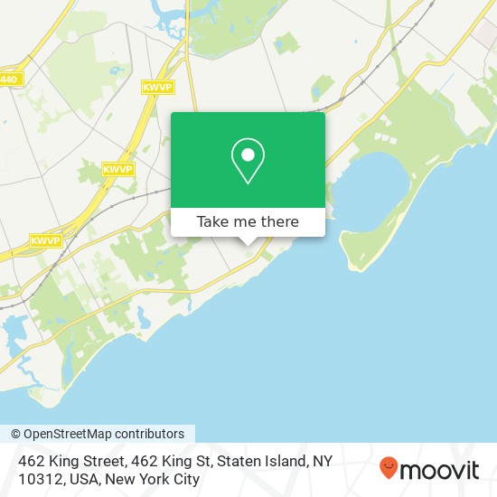 462 King Street, 462 King St, Staten Island, NY 10312, USA map