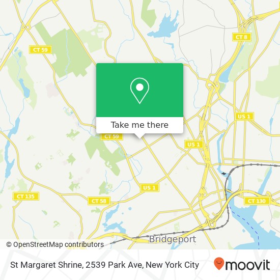 Mapa de St Margaret Shrine, 2539 Park Ave