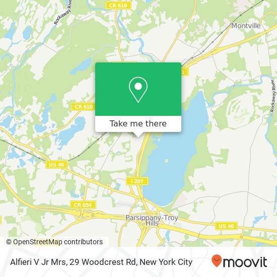 Alfieri V Jr Mrs, 29 Woodcrest Rd map