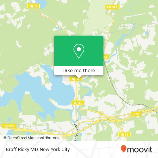 Braff Ricky MD, 99 Grayrock Rd map