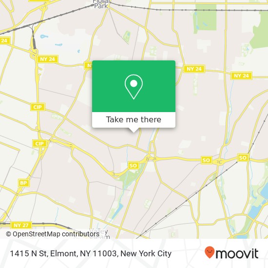 1415 N St, Elmont, NY 11003 map