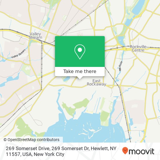 269 Somerset Drive, 269 Somerset Dr, Hewlett, NY 11557, USA map