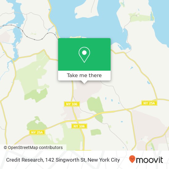 Mapa de Credit Research, 142 Singworth St