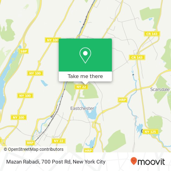 Mapa de Mazan Rabadi, 700 Post Rd