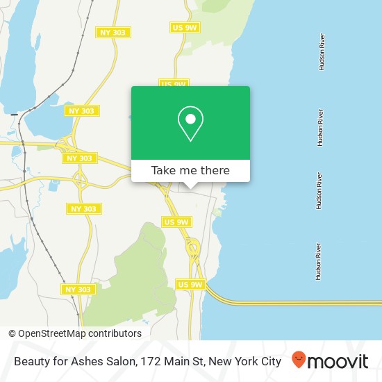 Mapa de Beauty for Ashes Salon, 172 Main St