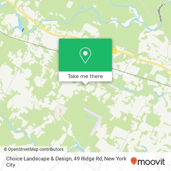 Mapa de Choice Landscape & Design, 49 Ridge Rd