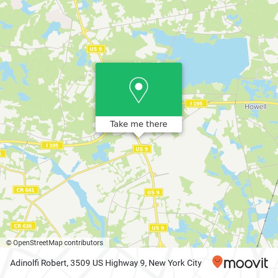 Mapa de Adinolfi Robert, 3509 US Highway 9