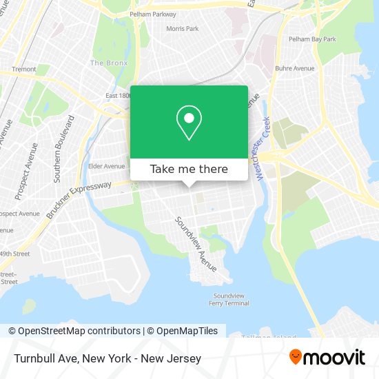 Mapa de Turnbull Ave