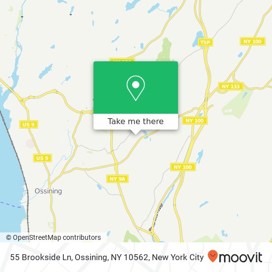 55 Brookside Ln, Ossining, NY 10562 map