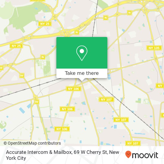Mapa de Accurate Intercom & Mailbox, 69 W Cherry St