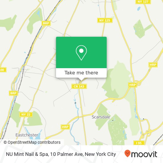 Mapa de NU Mint Nail & Spa, 10 Palmer Ave