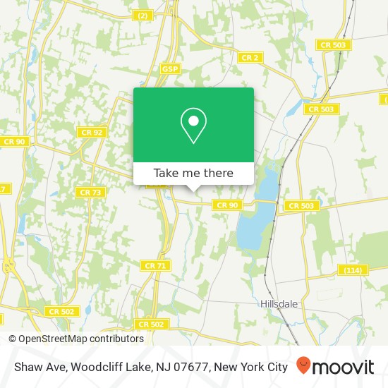 Shaw Ave, Woodcliff Lake, NJ 07677 map