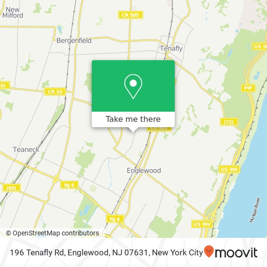 196 Tenafly Rd, Englewood, NJ 07631 map