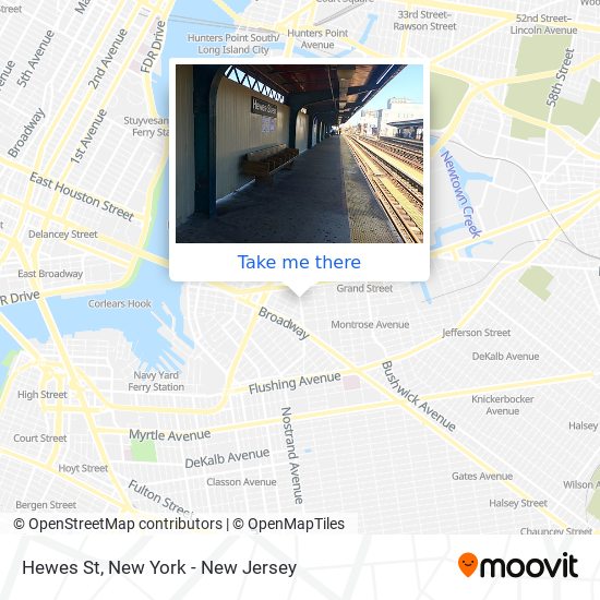 Hewes St map