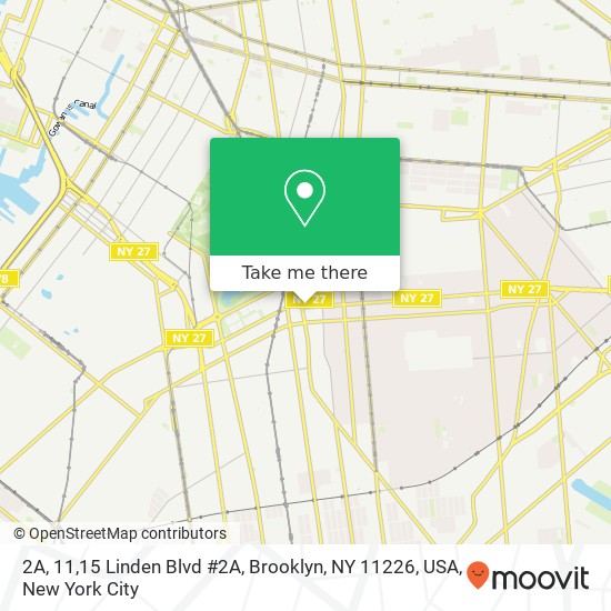 Mapa de 2A, 11,15 Linden Blvd #2A, Brooklyn, NY 11226, USA