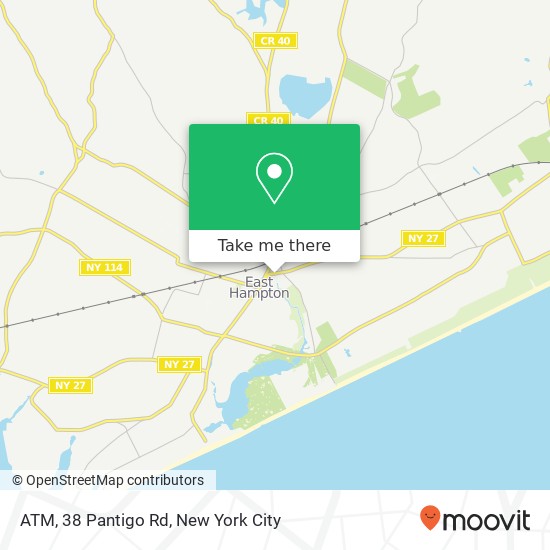 Mapa de ATM, 38 Pantigo Rd