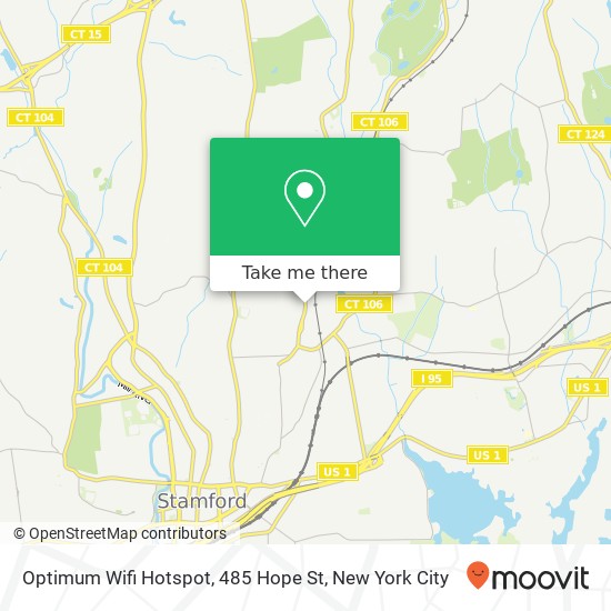 Optimum Wifi Hotspot, 485 Hope St map