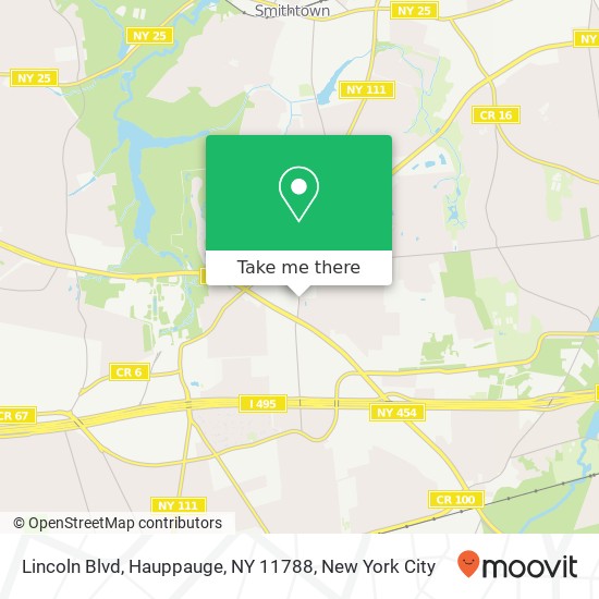 Lincoln Blvd, Hauppauge, NY 11788 map