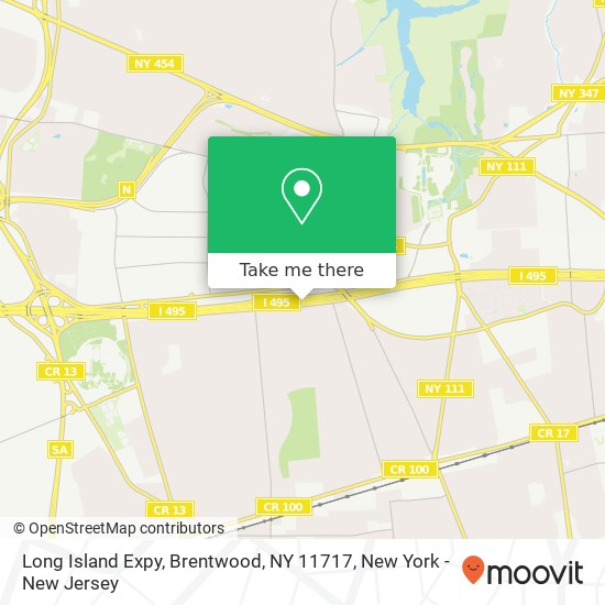 Long Island Expy, Brentwood, NY 11717 map