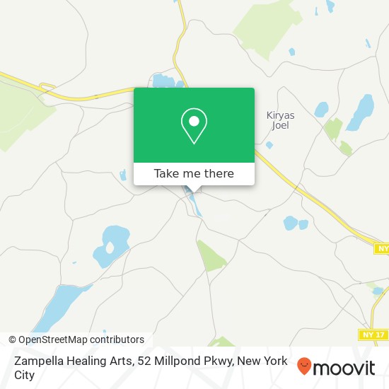 Zampella Healing Arts, 52 Millpond Pkwy map