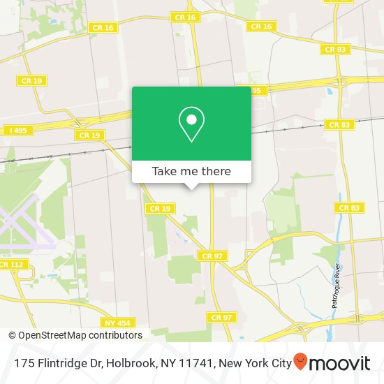 175 Flintridge Dr, Holbrook, NY 11741 map