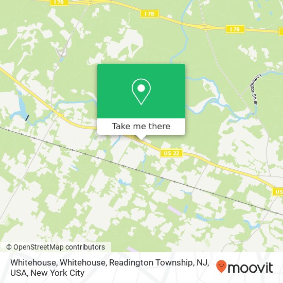 Whitehouse, Whitehouse, Readington Township, NJ, USA map