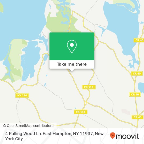 4 Rolling Wood Ln, East Hampton, NY 11937 map