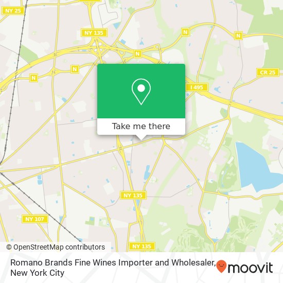 Romano Brands Fine Wines Importer and Wholesaler map