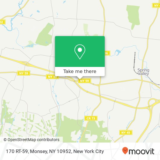 Mapa de 170 RT-59, Monsey, NY 10952