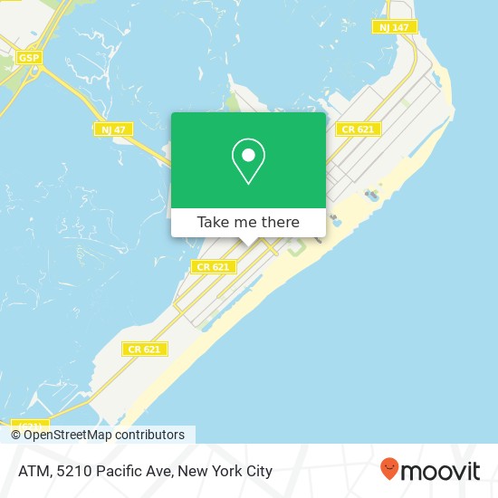 Mapa de ATM, 5210 Pacific Ave