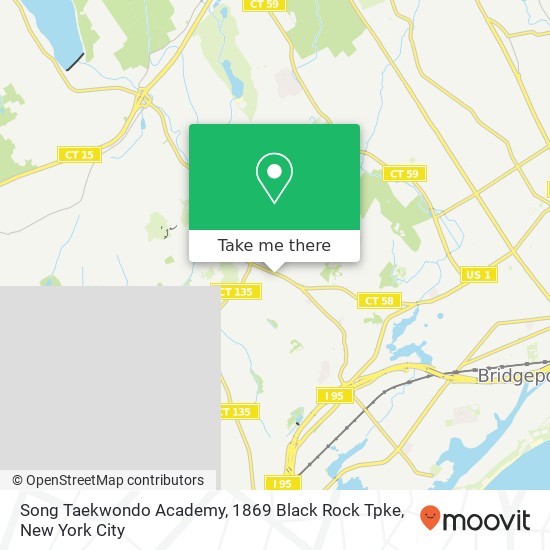 Song Taekwondo Academy, 1869 Black Rock Tpke map