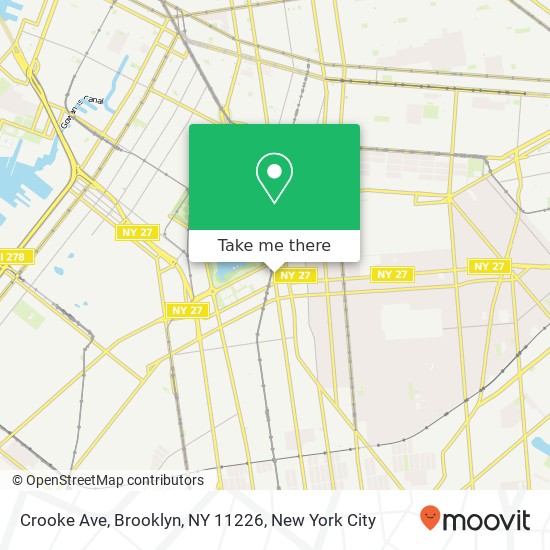 Crooke Ave, Brooklyn, NY 11226 map