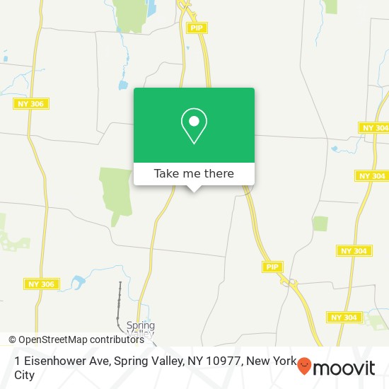 Mapa de 1 Eisenhower Ave, Spring Valley, NY 10977