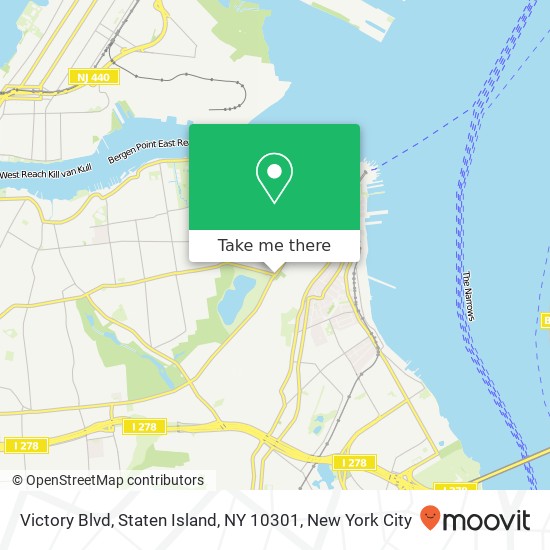 Victory Blvd, Staten Island, NY 10301 map