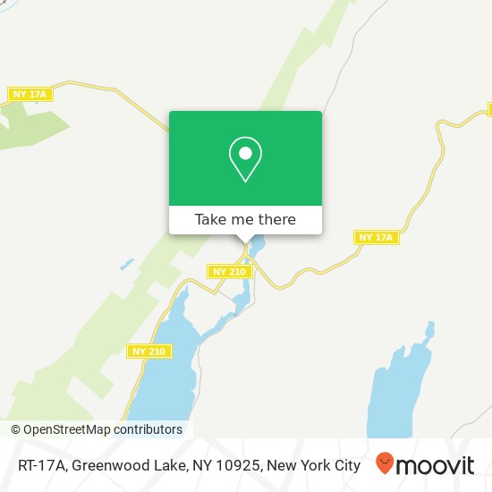 Mapa de RT-17A, Greenwood Lake, NY 10925