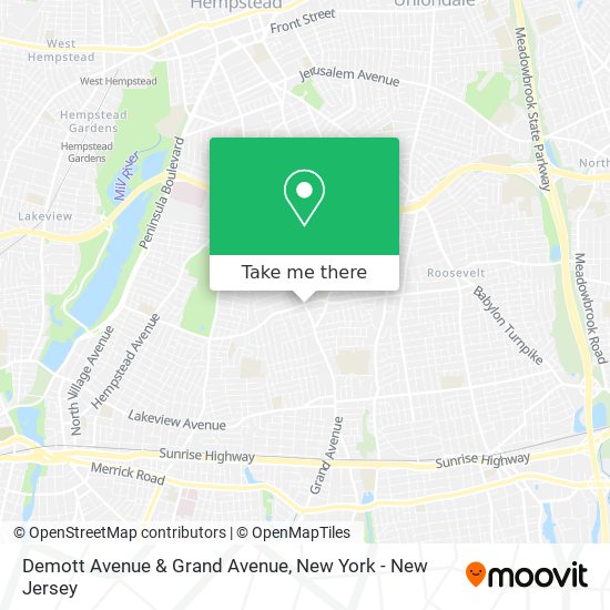 Mapa de Demott Avenue & Grand Avenue