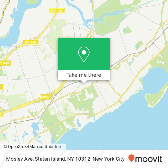 Mapa de Mosley Ave, Staten Island, NY 10312