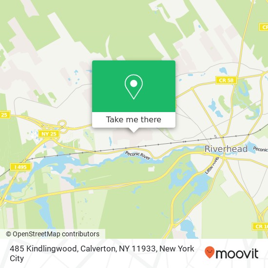 485 Kindlingwood, Calverton, NY 11933 map