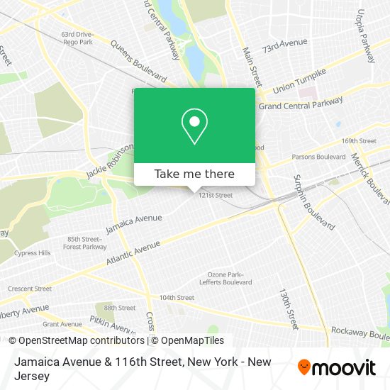 Mapa de Jamaica Avenue & 116th Street