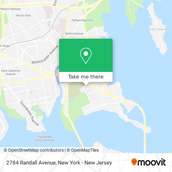 Mapa de 2784 Randall Avenue