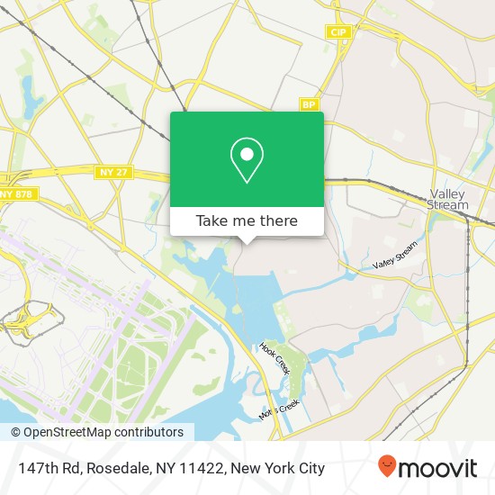Mapa de 147th Rd, Rosedale, NY 11422