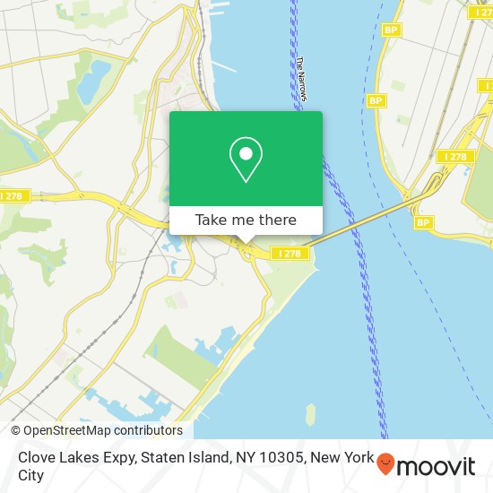 Mapa de Clove Lakes Expy, Staten Island, NY 10305