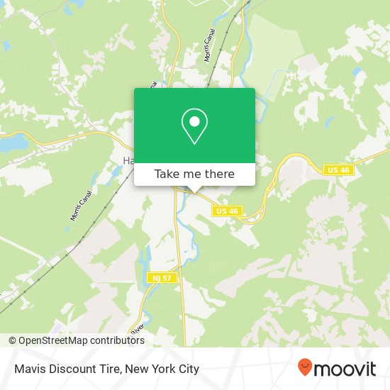 Mavis Discount Tire, 15 US Highway 46 map