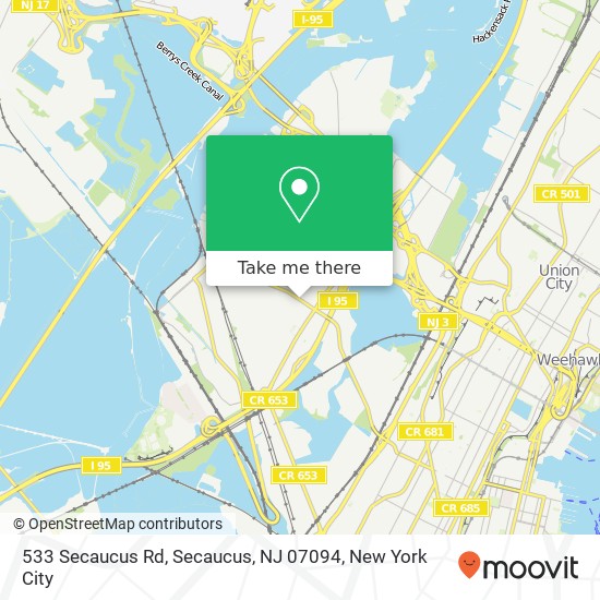 533 Secaucus Rd, Secaucus, NJ 07094 map
