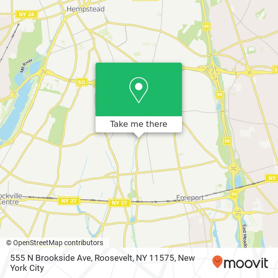 555 N Brookside Ave, Roosevelt, NY 11575 map